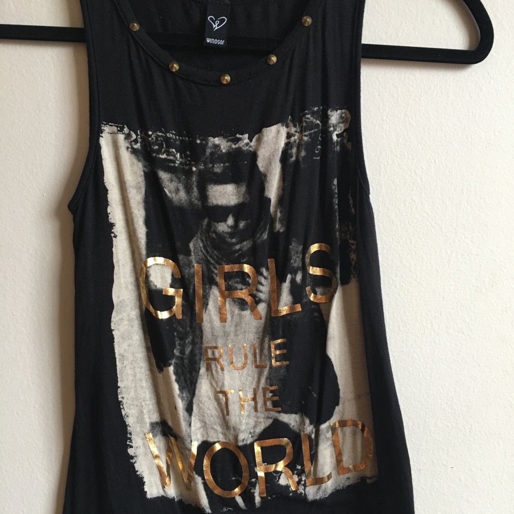 Windsor black tank top